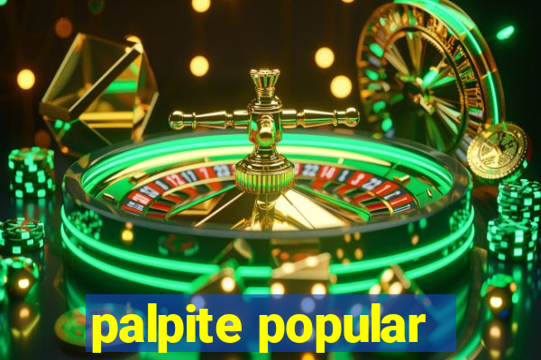 palpite popular